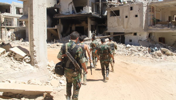 Сирийская армия остановила боевые действия в городе Дераа на 48 часов