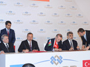عکس: امضای قرارداد خط لوله گاز ترانس آناتولی بین تركیه و جمهوری آذربایجان / انرژی