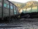 عکس: قطار باری در آذربایجان دچار سانحه شد   / حوادث
