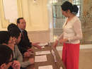 عکس: 69.7 درصد واجدین شرایط در همه پرسی آذربایجان شرکت کردند / آذربایجان