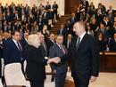 عکس: حضور رییس جمهور آذربایجان در مراسم وداع با پروفسور لطفی زاده / اجتماعی