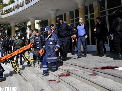 عکس: دادگاه دست اندرکاران حادثه حمله تروریستی به آکادمی نفت آذربایجان آغاز شد / اجتماعی