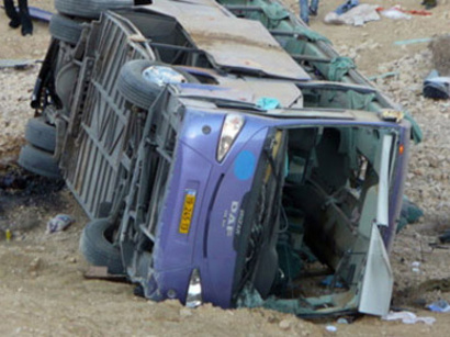 عکس: بر اثر انفجار اتوبوس زائران آذربایجانی در عراق دو تبعه آذربایجانی زخمی شدند (تکمیلی) / حوادث
