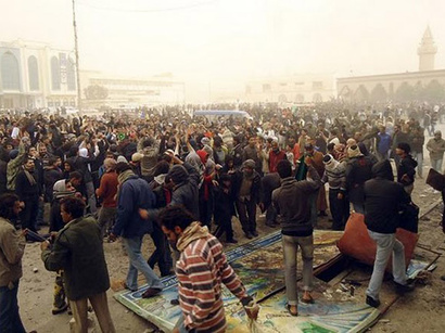 عکس: به گزارش اوپوزیسیون لیبی، تظاهرات علیه رژیم "قذافی" یک بار دیگر در طرابلس آغاز شد / کشورهای عربی