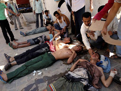 عکس: آمار تلفات ناآرامی های یمن از ۵۰ نفر گذشت / کشورهای عربی