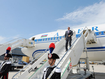 عکس: سفر رئیس جمهور آذربایجان به ایتالیا / سیاست