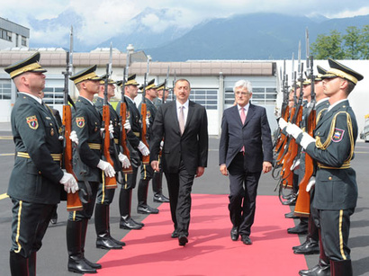 عکس: سفر رسمی رئیس جمهور آذربایجان به اسلوونی به پایان رسید / سیاست