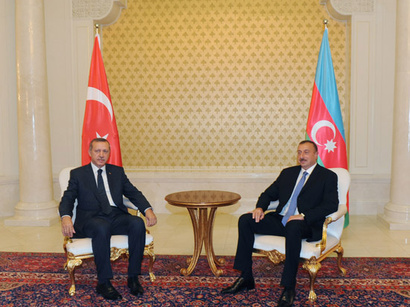 عکس: دیدار اردوغان با رئیس جمهور آذربایجان / سیاست