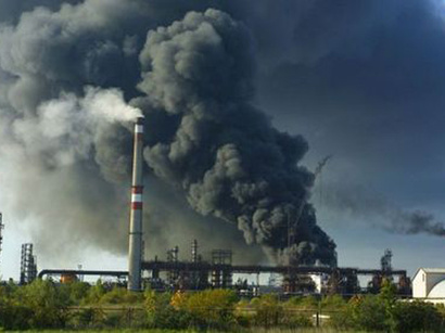 عکس:    انفجار در خط لوله گازی باکو – تفلیس – ارزروم   / انرژی