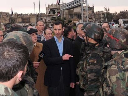 عکس: اسد: سوریه در وضعیت جنگی قرار دارد  / کشورهای عربی