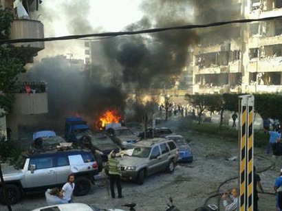 عکس: انفجار در نزدیکی سفارت ایران در بیروت 10 کشته و  50 زخمی بر جای گذاشت / ایران