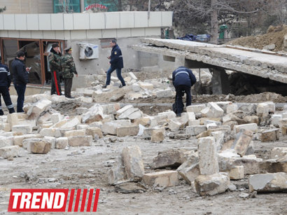 عکس:   انفجار ساختمان در باکو شماری زخمی بر جای گذاشت  / حوادث