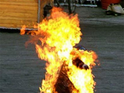 Image result for self immolation iran