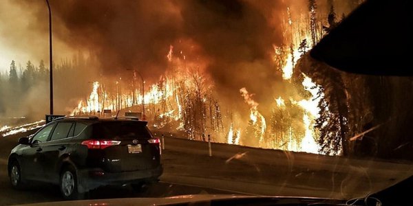 Лесному пожару на западе Канады присвоили высшую категорию сложности