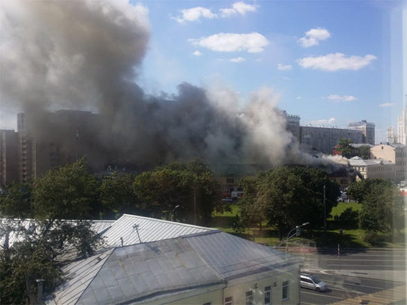 Пожар в центре Москвы унес жизни восьми человек